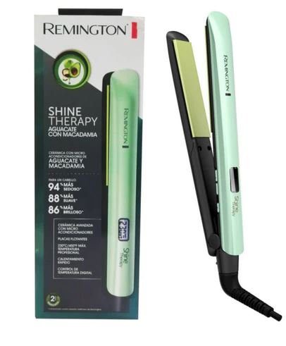 Plancha Remington con Aguacate y Macadamia Verde S9960 – Brillo, Nutrición y Estilo Profesional