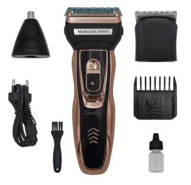 Maquina patillera afeitadora GM-595 barbera recargable - Image 4