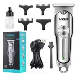 Máquina Patillera Inalámbrica Profesional VGR 071 – Cortes de Precisión para Patillas y Barba