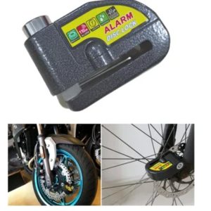 Candado con Alarma para Moto – Seguridad Premium para Freno de Disco con 2 Llaves y Alerta Sonora
