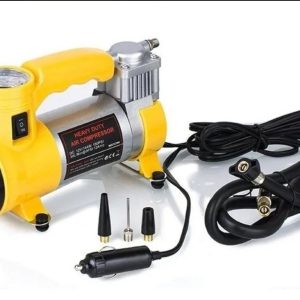 Compresor de Aire 12V para Carros, Motos y Bicicletas – Inflado Rápido y Portátil