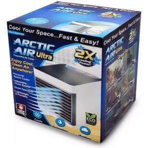 Enfriador de Aire Arctic Air Personal y Portátil – Climatizador Silencioso con Humidificador y Luz LED