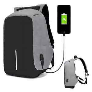 Mochila Antirrobo Urbana para Portátil – Diseño Moderno, Impermeable y con Puerto USB