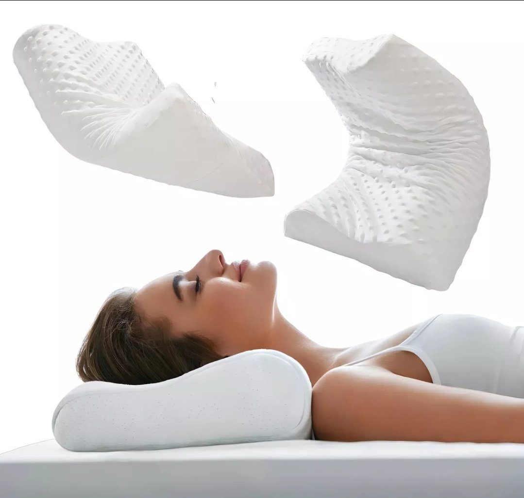 Almohada Ortopédica Memory Foam con Aloe Vera – Ergonómica, Hipoalergénica y Antibacterial