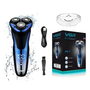 Máquina De Afeitar Inalámbrica VGR V-306 Seco y Húmedo – Versatilidad y Potencia en Cada Afeitada
