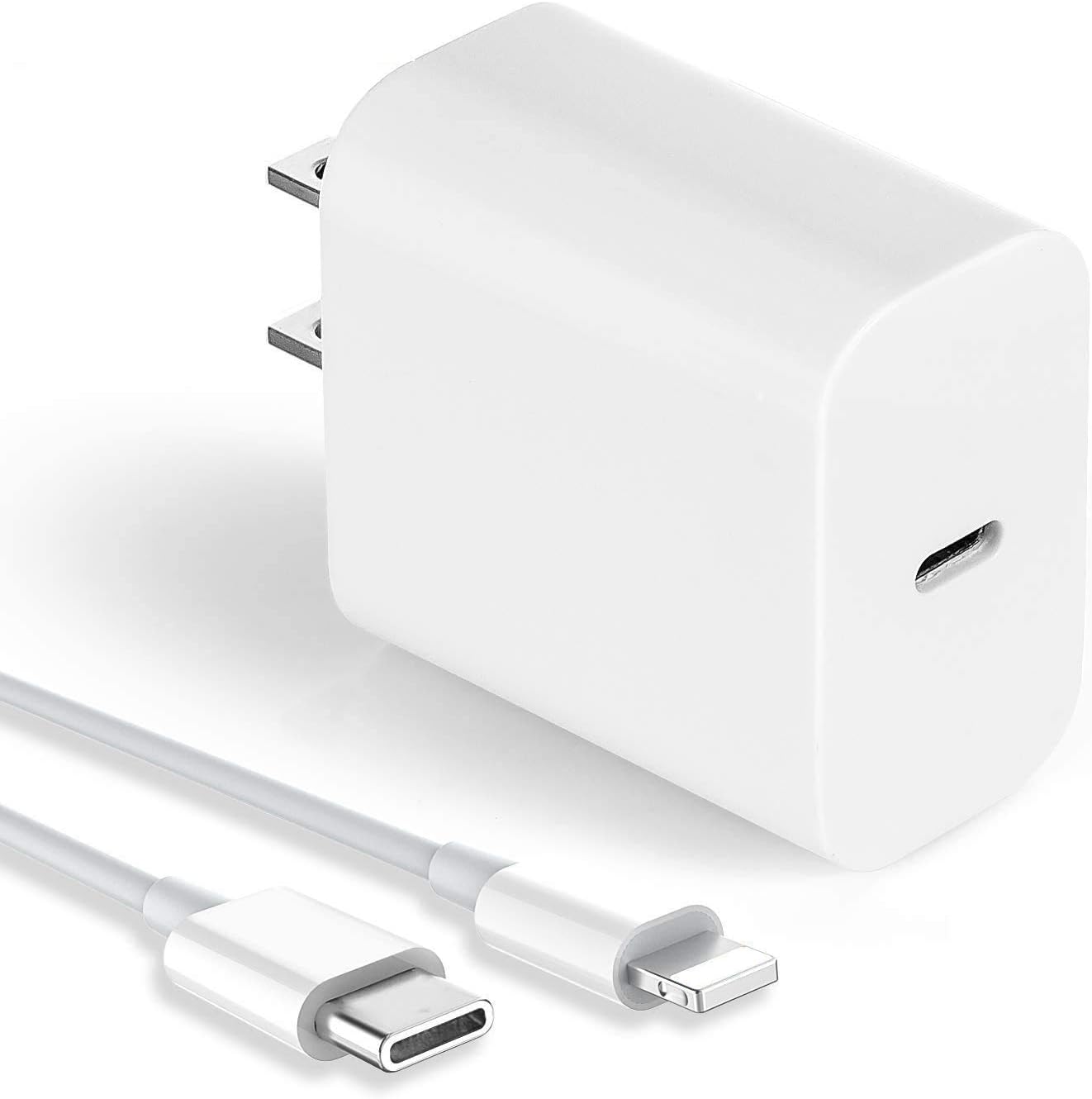 Cargador iPhone Tipo Lightning Carga Rápida 1:1 – Compatible y Eficiente