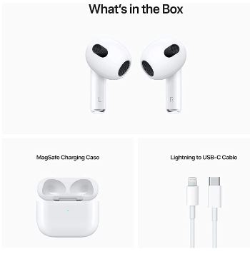 AirPods 3 Generación PRO 3 1:1 Bluetooth con Estuche de Carga – Calidad Premium y Sonido Envolvente - Image 3