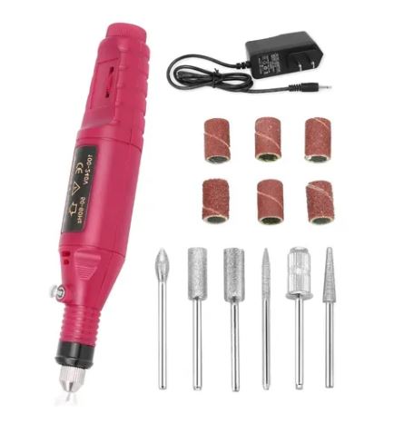 Kit Pulidor de Uñas Eléctrico Drill Profesional – Removedor de Acrílico para Manicure y Pedicure - Image 2