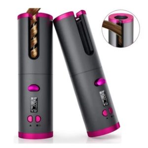 Rizador de Cabello Automático Inalámbrico Recargable – Ondas Perfectas sin Esfuerzo + Accesorios Incluidos