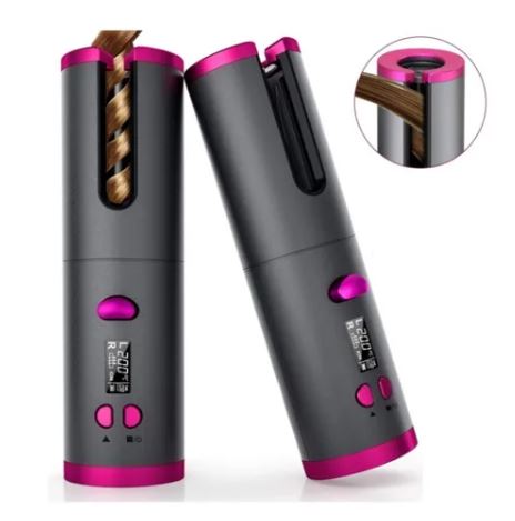 Rizador de Cabello Automático Inalámbrico Recargable – Ondas Perfectas sin Esfuerzo + Accesorios Incluidos