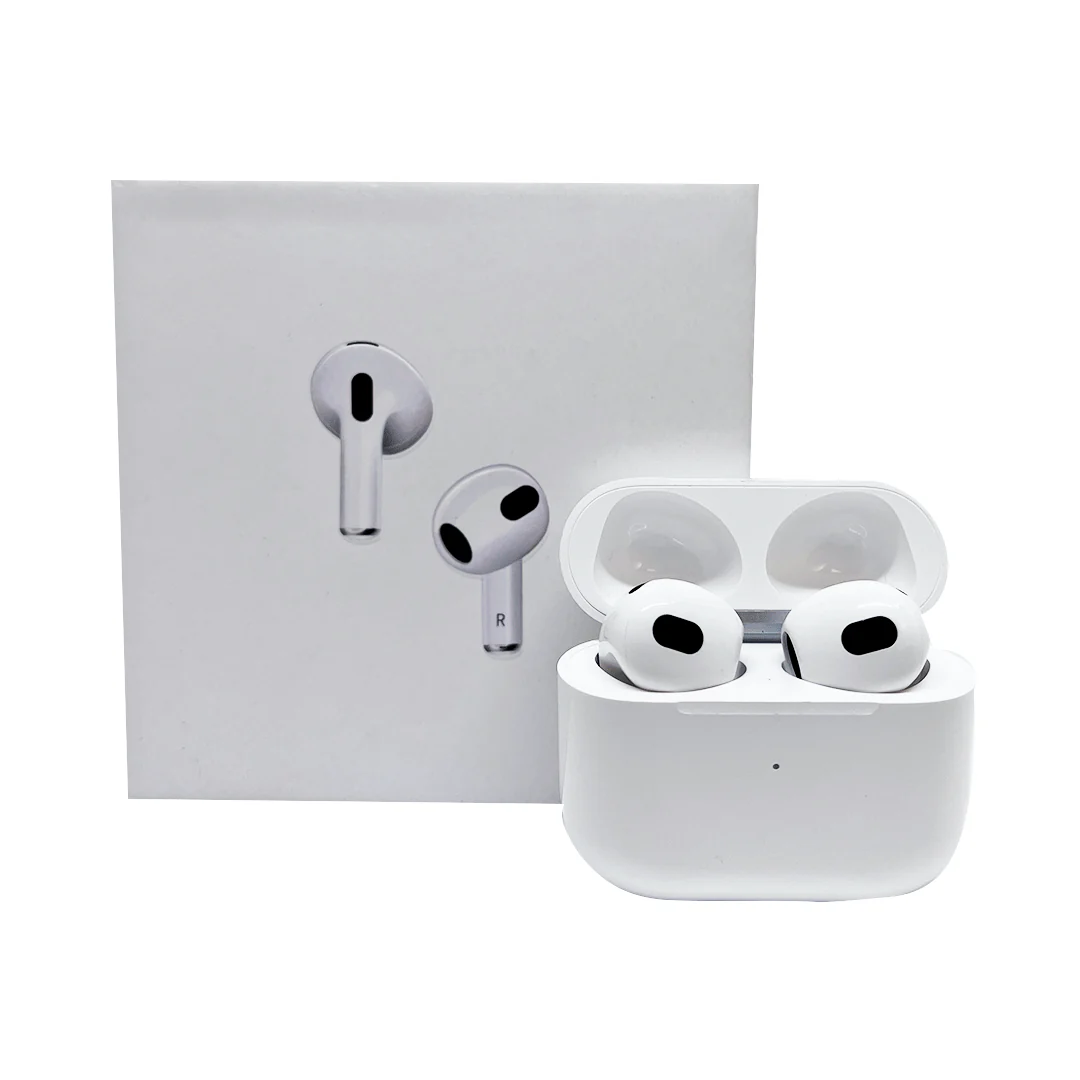 AirPods 3 Generación PRO 3 1:1 Bluetooth con Estuche de Carga – Calidad Premium y Sonido Envolvente