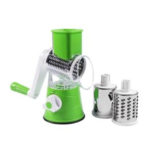 Molino Manual para Verduras con Cuchillas de Acero Inoxidable – Cortador Rallador Multifunción