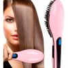 Cepillo Alisador Eléctrico de Cerámica – Plancha y Peina en un Solo Paso