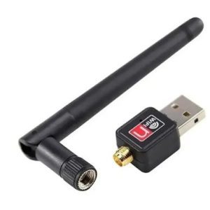 Adaptador Receptor WiFi USB Inalámbrico 1200 Mbps con Antena – Alta Velocidad y Estabilidad de Conexión