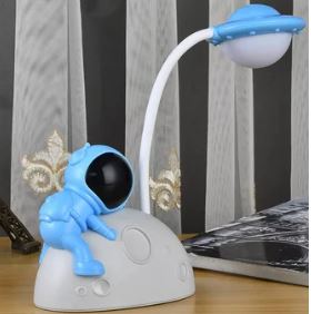 Lámpara Luna Astronauta 3D Recargable – Iluminación y Decoración Espacial