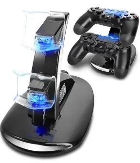 Base Doble Cargador USB para Controles PS4 / Slim / Pro – Carga Rápida y Segura - Image 5