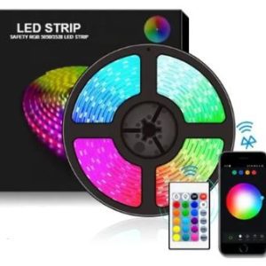 Cinta de Luz LED 5 Metros con Control Remoto | 16 Colores, Multimodo, Decorativa para Interiores | Emporio Accesorios