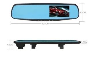 Espejo Retrovisor con Doble Cámara 1080HD | Grabación Frontal y Reversa para Carro | Emporio Accesorios - Image 6