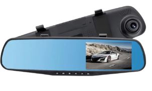 Espejo Retrovisor con Doble Cámara 1080HD | Grabación Frontal y Reversa para Carro | Emporio Accesorios