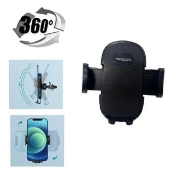 Holder Soporte Celular Carro Chupa 360° Giratorio Treqa - Image 3