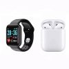 Combo Smartband Y68 + Audífonos I12 – Conectividad y Sonido de Alta Calidad