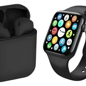 Combo Reloj Smartwatch T500 + Audífonos I12TWS – Conectividad y Sonido Inalámbrico en un Solo Paquete