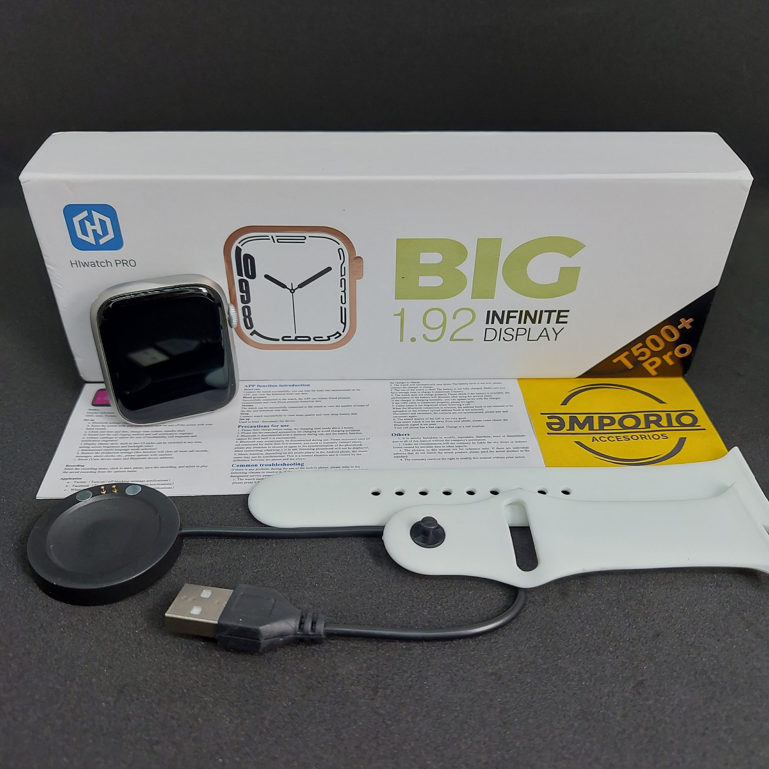Smartwatch T500 PRO Series 8 HiWatch – Reloj Inteligente con Monitor de Salud + Obsequio Pulso Adicional - Image 4