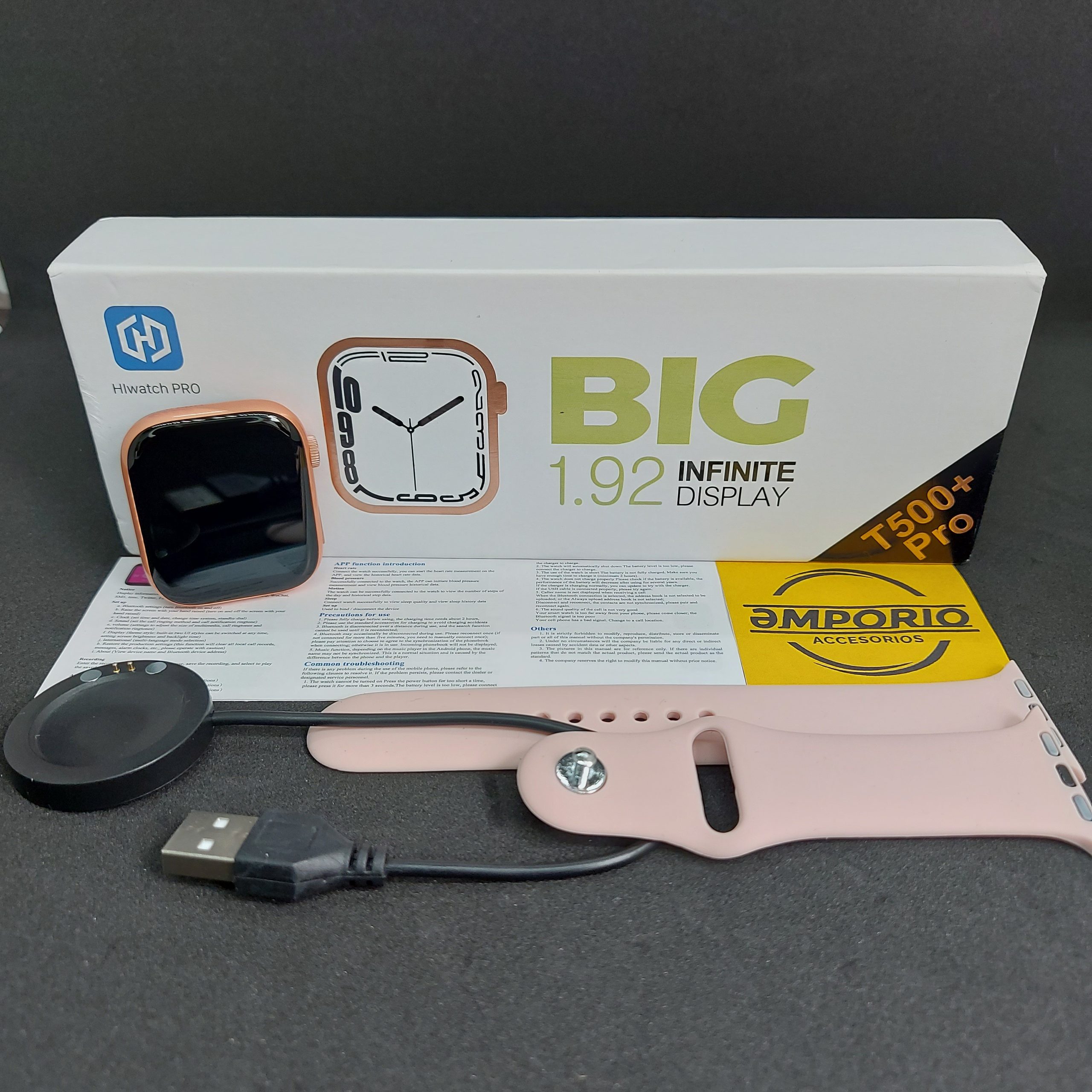 Smartwatch T500 PRO Series 8 HiWatch – Reloj Inteligente con Monitor de Salud + Obsequio Pulso Adicional - Image 2