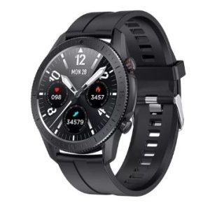 Smartwatch Reloj Inteligente Mobulaa SK5 Deportivo Negro | Monitor de Salud y Conectividad Bluetooth