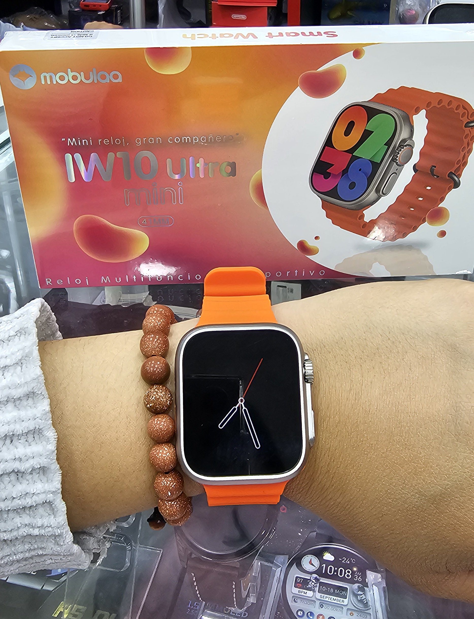 Smartwatch IW10 Ultra Mini – Tecnología Compacta con Llamadas Bluetooth y Monitoreo de Salud - Image 4