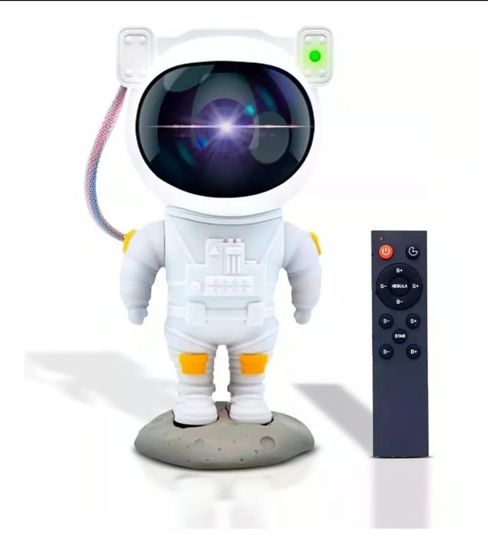Astronauta Proyector Bluetooth con Luz Galaxia – Proyector Estelar Inteligente con Música y Control Remoto - Image 3