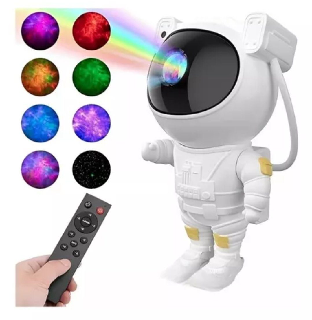 Astronauta Proyector Bluetooth con Luz Galaxia – Proyector Estelar Inteligente con Música y Control Remoto - Image 2