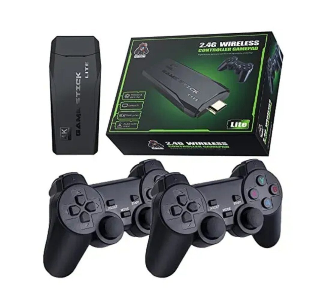 Consola Gamer 4K Stick Retro | Más de 10,000 Juegos Clásicos con Mandos Inalámbricos - Image 2