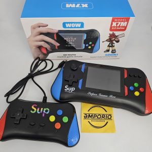 Consola Portátil SUP X7M – 500 Juegos Retro Integrados y Conexión a TV