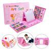 Kit de Arte 208 Piezas con Estuche Plástico – Set Completo para Niños, Jóvenes y Artistas | Set Completo de Dibujo y Pintura