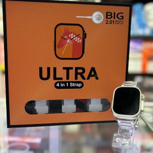 Combo Smartwatch Ultra Watch + 4 Correas Intercambiables – Estilo, Conectividad y Funcionalidad