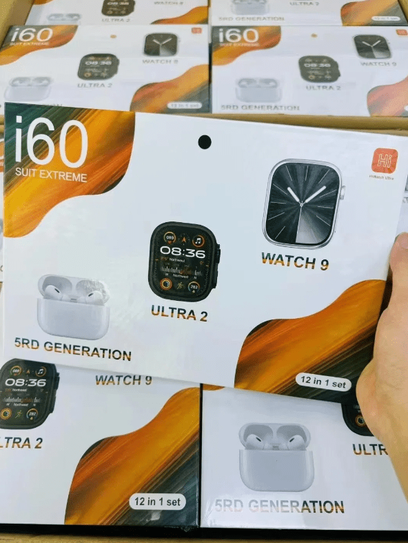 Combo Dual i60 – Smartwatch con Llamadas Bluetooth + Audífonos Inalámbricos Estéreo - Image 5