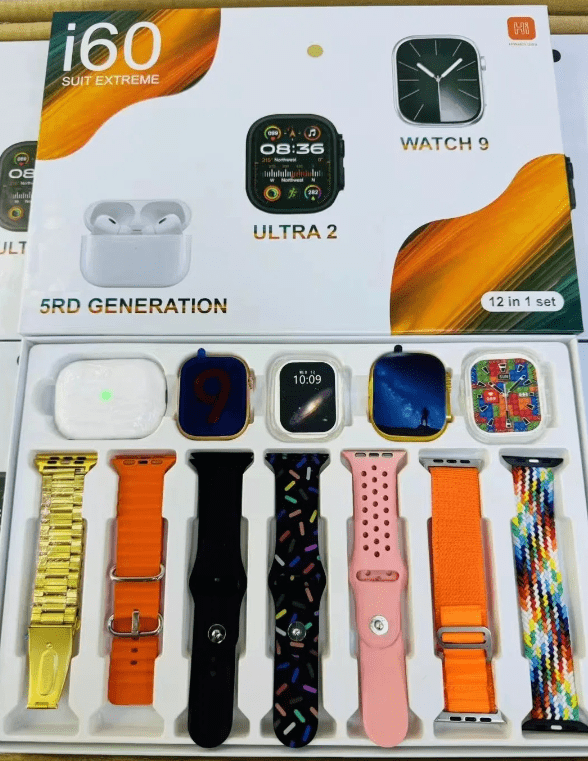 Combo Dual i60 – Smartwatch con Llamadas Bluetooth + Audífonos Inalámbricos Estéreo - Image 3