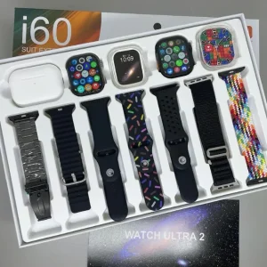 Combo Dual i60 – Smartwatch con Llamadas Bluetooth + Audífonos Inalámbricos Estéreo