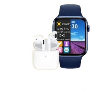 Combo Smartwatch T500 Pro + Audífonos Pro4 – Tecnología Inteligente, Conectividad y Estilo en un Solo Paquete