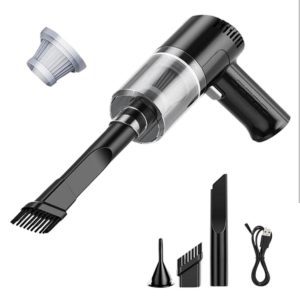 Aspiradora Pequeña 3 en 1 de Mano – Mini Aspiradora Portátil para Hogar, Oficina y Auto