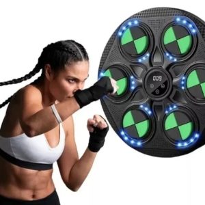 Máquina de Boxeo Musical Bluetooth – Entrenamiento Interactivo con Luces LED
