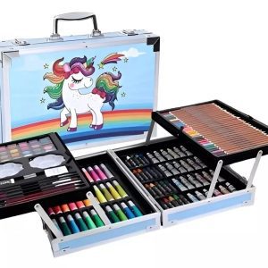 Set de Arte Tipo Maleta – Completo con Colores, Pinceles y Acuarelas