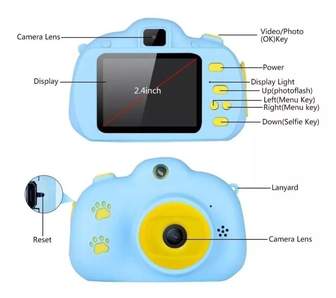 Cámara Digital para Niños Reca | Fotos y Videos HD, Diseño Resistente y Seguro - Image 2