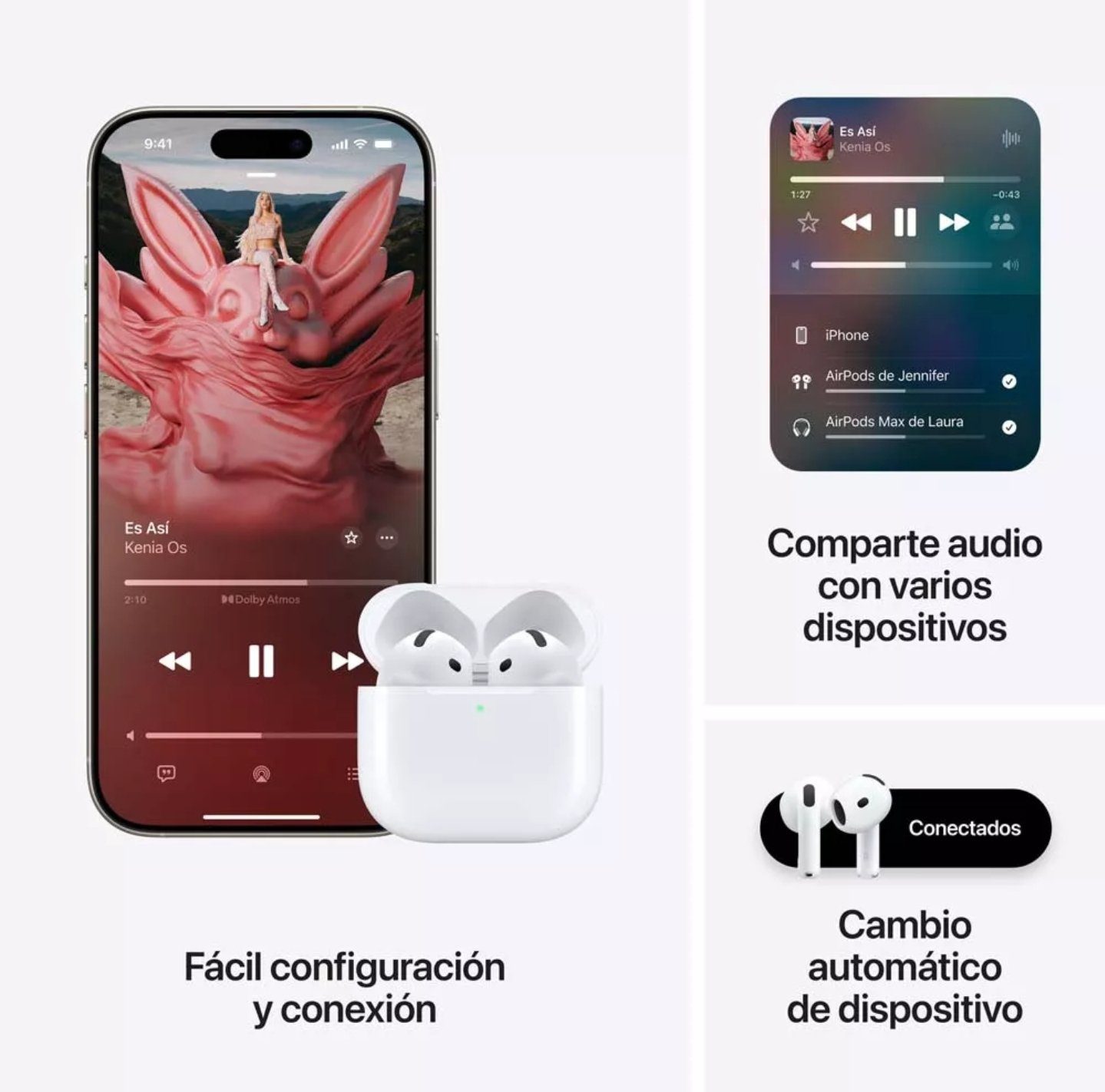 AirPods 4ta Generación Genérico – Sonido Premium y Conexión Estable - Image 3