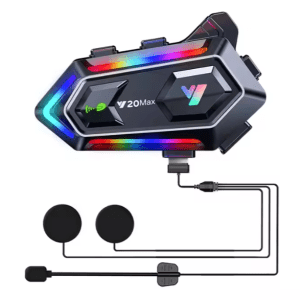 Intercomunicadores Y20 para Moto Bluetooth 5.0 Impermeables con Alcance de 800 Metros