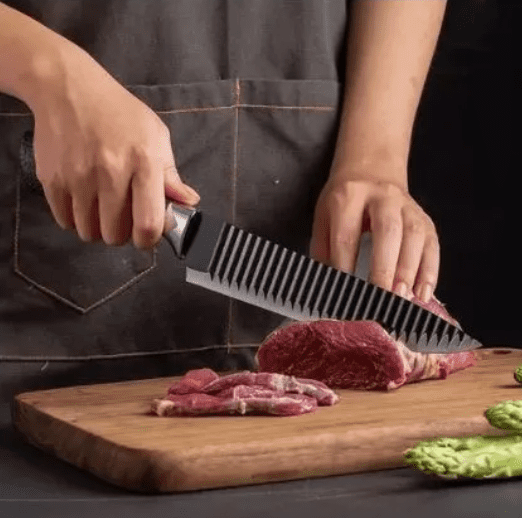 Juego de Cuchillos Profesionales 6 Piezas Acanalados | Todo en Uno para Cocina con Mango Ergonómico - Image 2