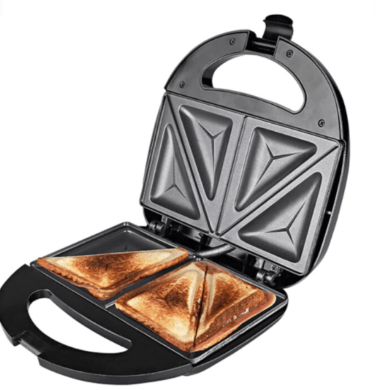 Sandwichera Eléctrica RAF 850W con 2 Compartimientos | Antiadherente y Calentamiento Rápido - Image 6