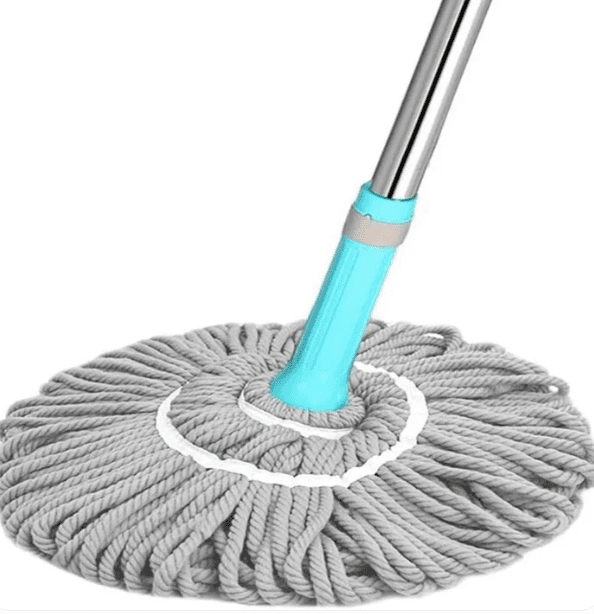 Trapero Retráctil Limpiador Automático 360° | Cabezal Giratorio y Escurrido Sin Manos