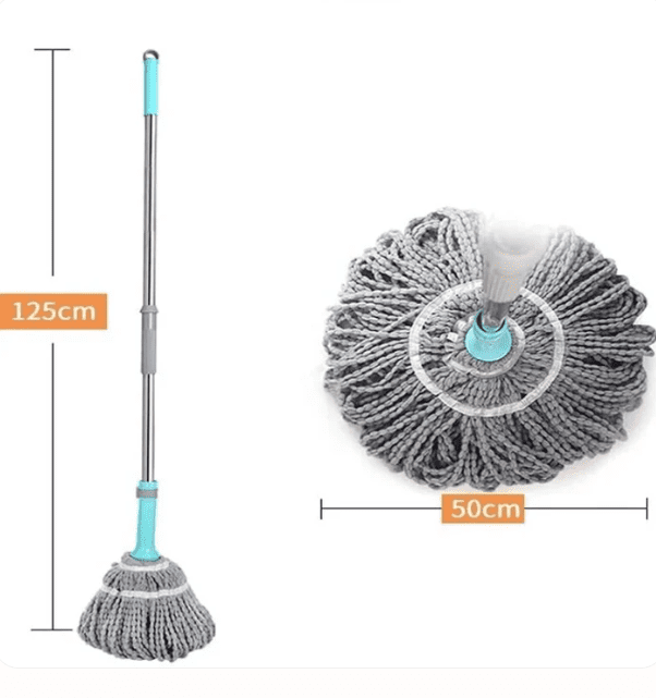 Trapero Retráctil Limpiador Automático 360° | Cabezal Giratorio y Escurrido Sin Manos - Image 4